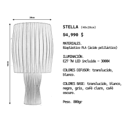 Lámpara de mesa | Stella