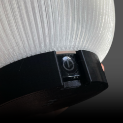 Resplandor | Lámpara Inalámbrica Recargable con Luz Regulable | bajorrelieve