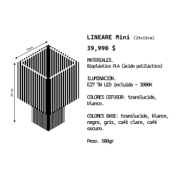 Lámpara de mesa | Lineare Mini